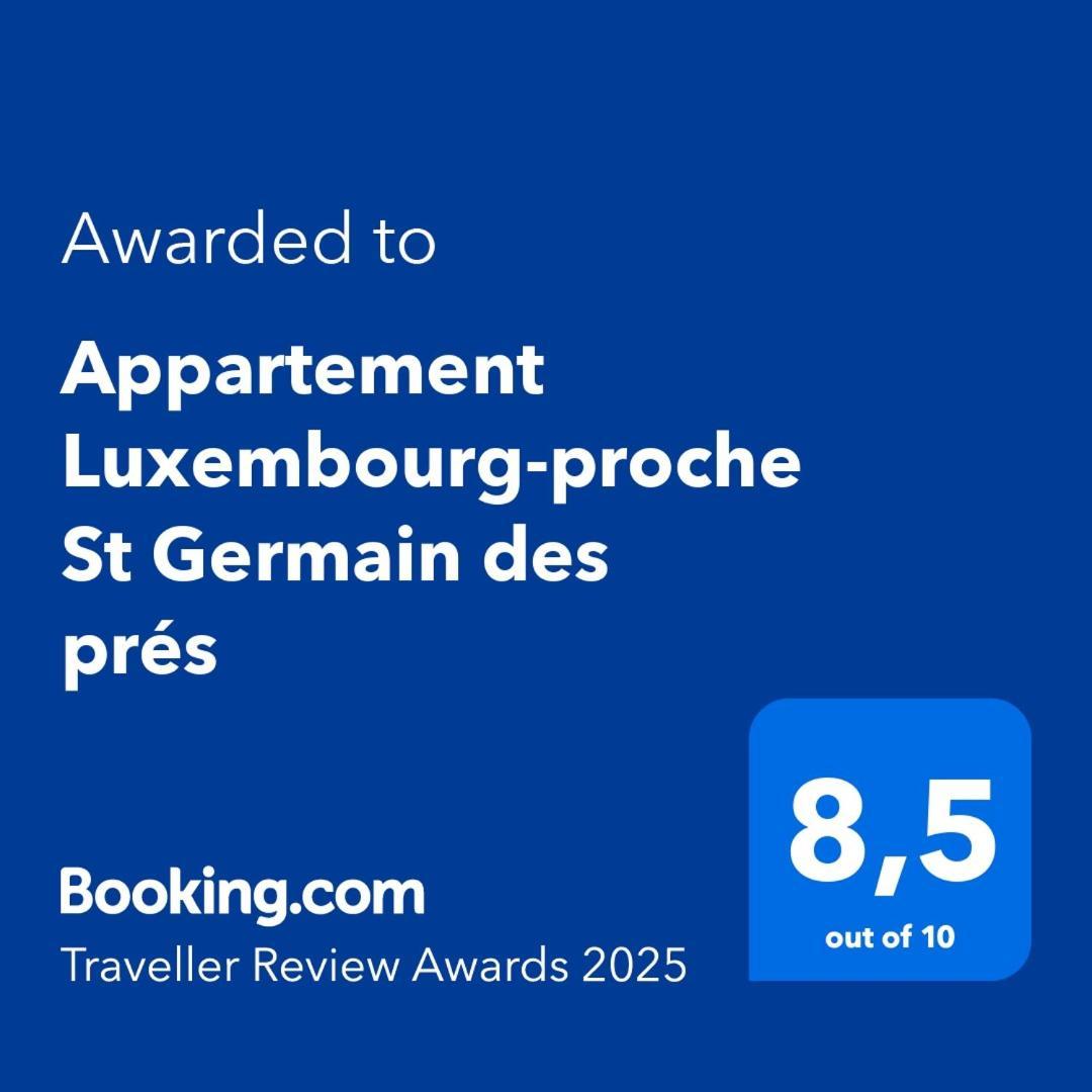 Appartement Luxembourg-Proche St Germain Des Pres Párizs Kültér fotó